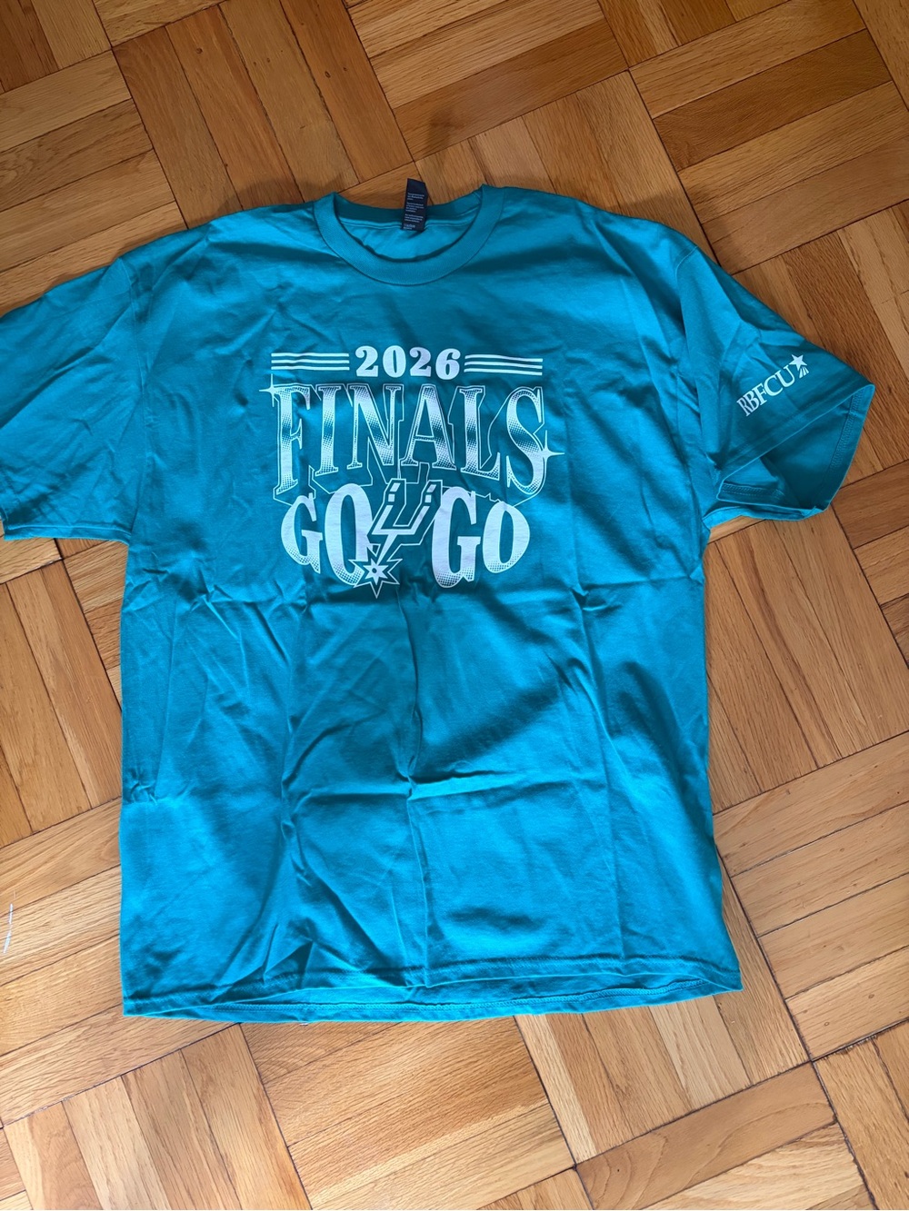 NEW 2026 NBA Finals Go Spurs Go Green XL T-Shirt San Antonio Ticket Holder Swag
